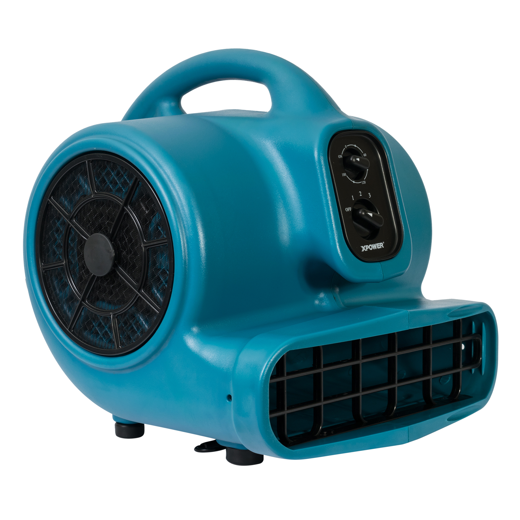 XPower Air Mover Fan - 2000 CFM, 10in. dia., 3 Speeds, 3-Hour Timer, Double Filter System, Model# X-430TF